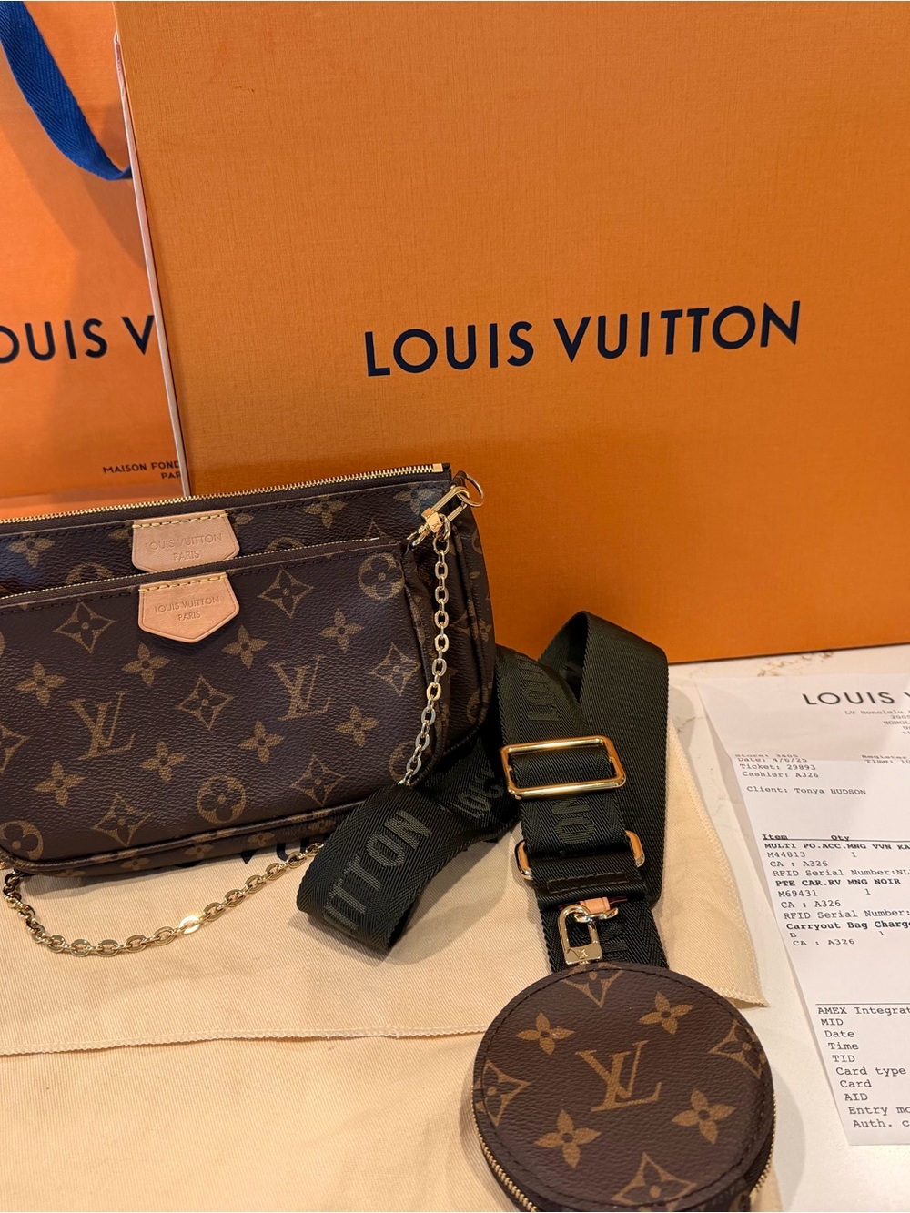 Like New LV Multi Pochette